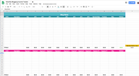 Monthly Blogging Income Tracker (Digital Google Sheet Workbook) - The Savvy Couple Shop